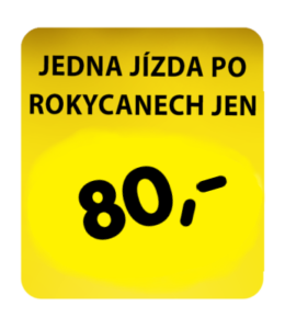 TAXI1 ROKYZANY - 80 KČ